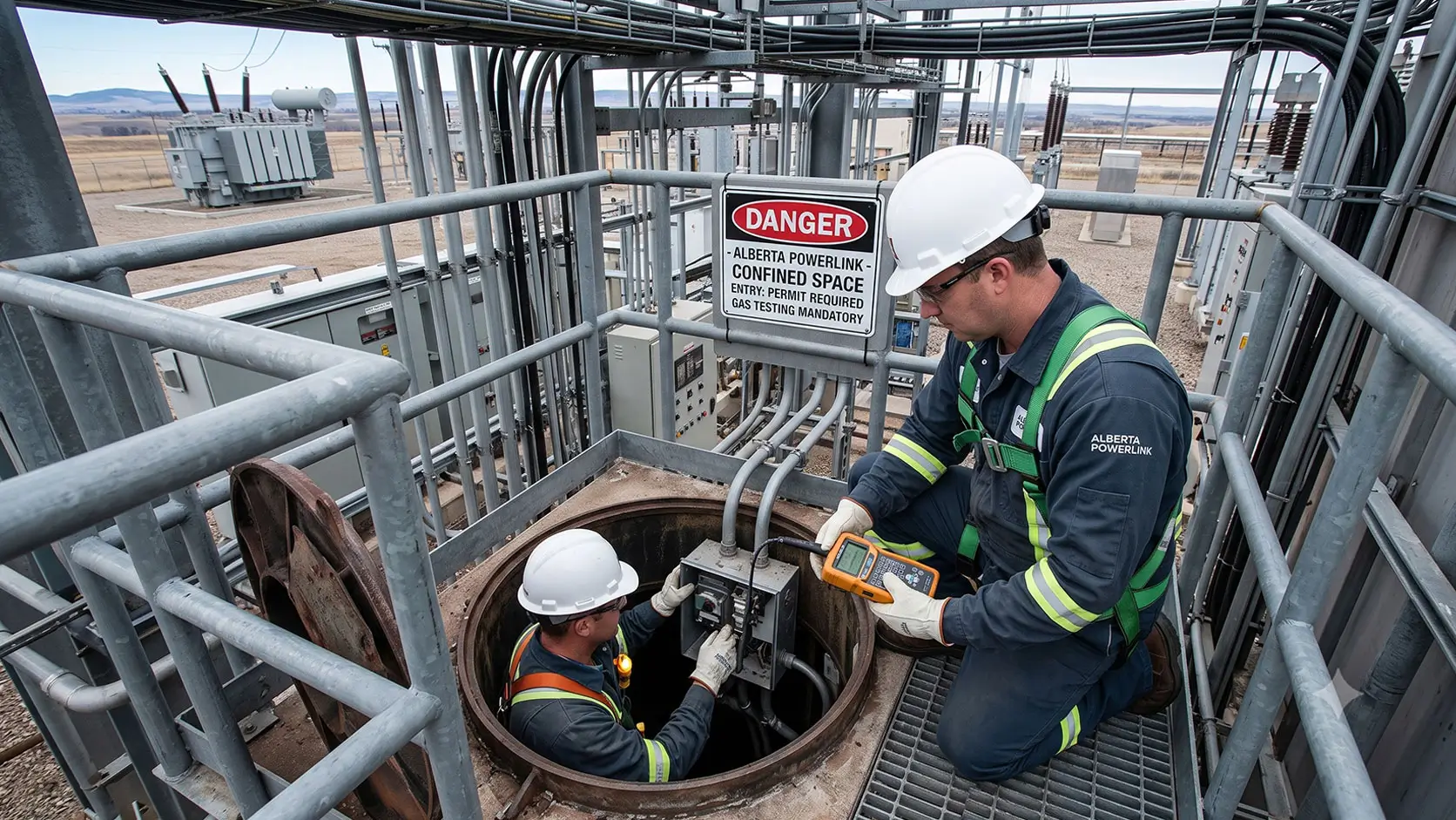 confined space certified electrical contractor Alberta, Pro Call Electric