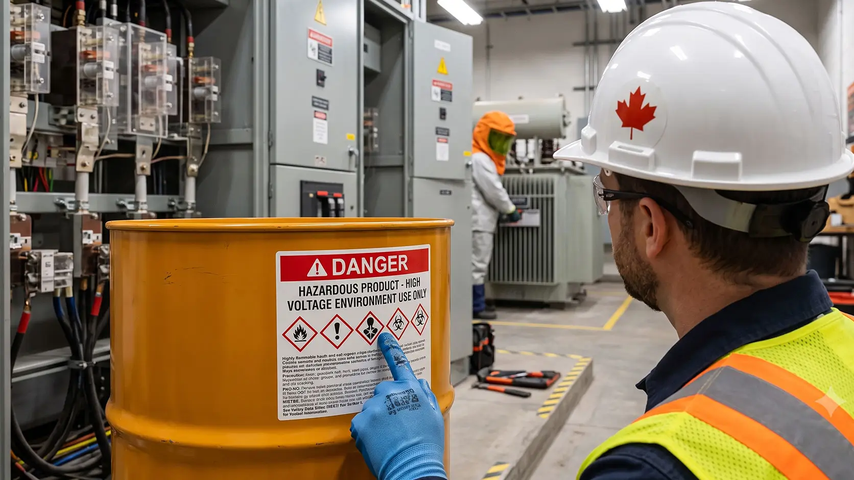 WHMIS certified electrical contractor Alberta